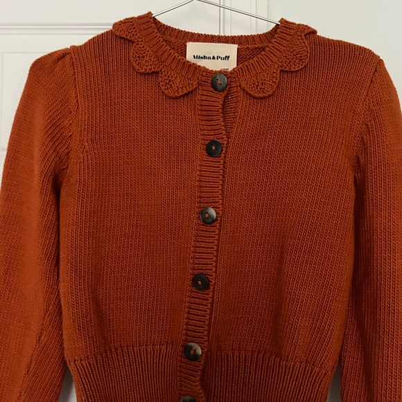 Misha & Puff Ellie cardigan in paprika, size XS - Picture 3 of 4